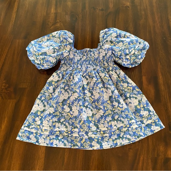 Janie and Jack Natalie Smocked Bubble Sleeves Dress - Picture 2 of 12